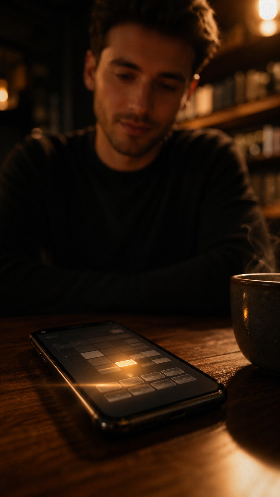 Smartphone Buchungsmoment